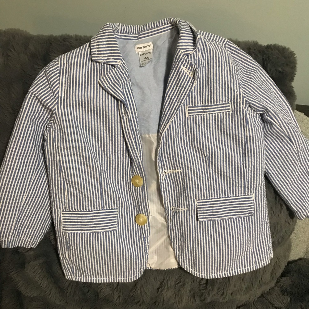 Carter’s 4T seersucker blazer